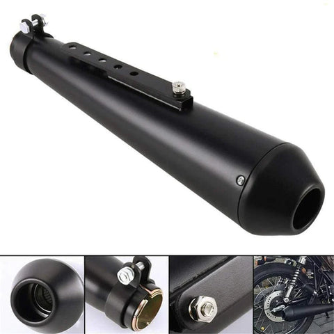Motorcycle Universal Muffler Exhaust Pipe Slip On 1.5-2"
