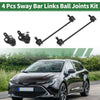 Toyota Camry 4pcs Front Suspension Sway Bar Link Lower Ball Joint