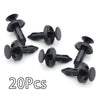 Honda 20 x Black Bumper Fender Moulding Clips (Various Years)