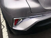 2017-2019 Toyota C-HR Front & Rear Fog Light Covers (2017-2019)
