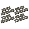 Car Bumper Inner Fender 50PC U-Type Groove Clips Fastener Retainers
