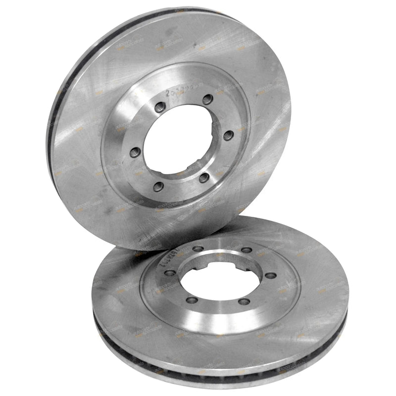 Isuzu D-Max Front Pair 3.0L Brake Disc Rotors (2008 - 2016)