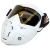 Motorcycle - White Full Face Paintball Airsoft Mask Goggle