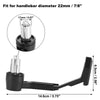 Pair 7/8" 22mm Motorcycle Brake Lever Guard Handlebar Protector Clutch Black