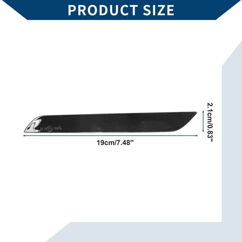 BMW X6 Black Front Left Bumper Reflector (2008-2014)