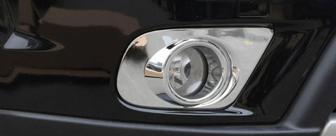 Dodge Journey (2011-2018) 2 x ABS Front Fog Light Lamp Lid Chrome Cover Trim