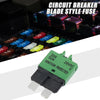 Car Marine RV Green 2 x Circuit Breaker Blade Style Fuse 30A Resettable