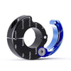 Motorcycle ATV 21-28mm Handlebar Blue CNC Helmet Hook Holder
