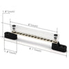 Car Ground Distribution Block Red & Black 100A Bus Bar Covers