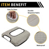 GMC Microfiber Leather Diamond Grid Pattern Grey Arm Rest Cover