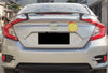 Mercedes-Benz C-Class Sedan with Lights Rear Unpainted Wing Spoiler