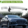 Hyundai Kia Picanto 2011-2016 Silver Tone Rear Right Exterior Door Handle