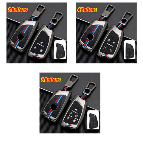 GMC Yukon Canyon Sierra Chevrolet Silverado Car Key Fob Cover Case Keychain