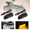 Harley 4 x 6 LED Mini Motorcycle Front Turn Signal Lights