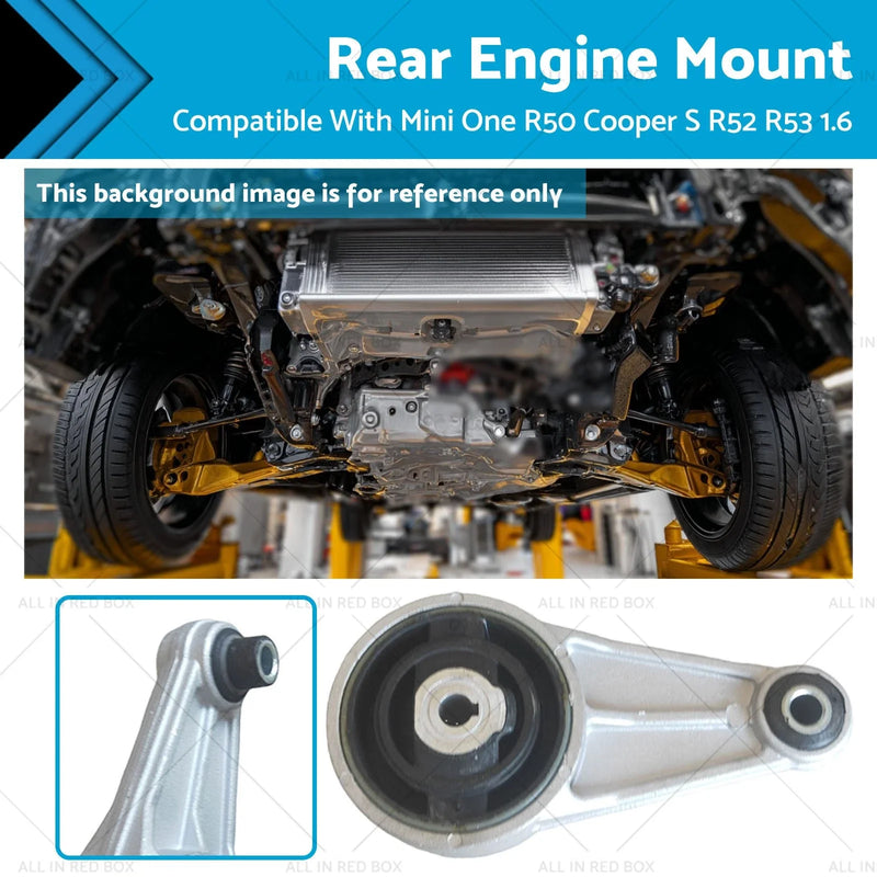 Mini Cooper S R52 R53 One R50 1.6L Rear Engine Mount (2001-2008)