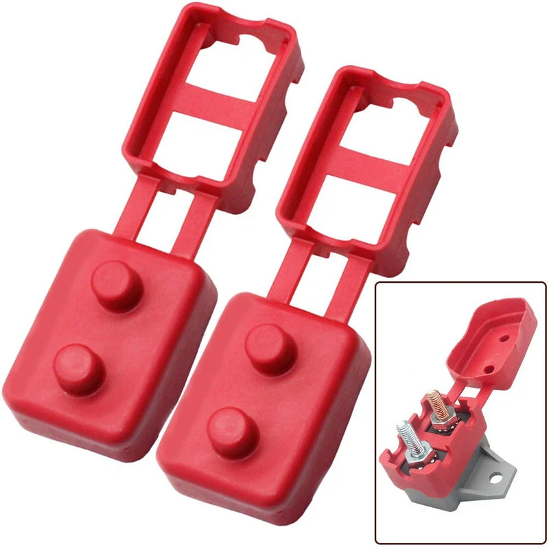 Stud Type 12V 24V Circuit Breaker Cover Protective Sleeve 2 x