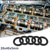 Car Oil Seal 28x40x5mm Rotary Shaft Seal Nitrile Rubber 5 Pcs