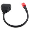 Honda Motorcycle 6 Pin to 16 Pin OBD2 Diagnostic Cable Adapter