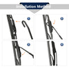 Jeep Compass Rear Windshield Wiper Blade Arm Kit (2007-2014)