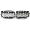 BMW X5 Diamond Style Chrome Front Kidney Grille (2007-2013)
