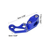 Motorcycle Blue Front Brake Line Hose Clamp