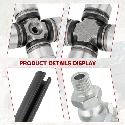 Polaris Ranger 500 700 800 Diesel-900 Front & Rear Prop Shaft U-Joint 4SET