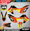 Honda CRF 125 (2013-2018) - FLOW STYLE Stickers Full Custom Decal Kit