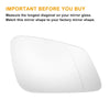 BMW 2-7 Series Right Side Mirror Glass with Back Heated