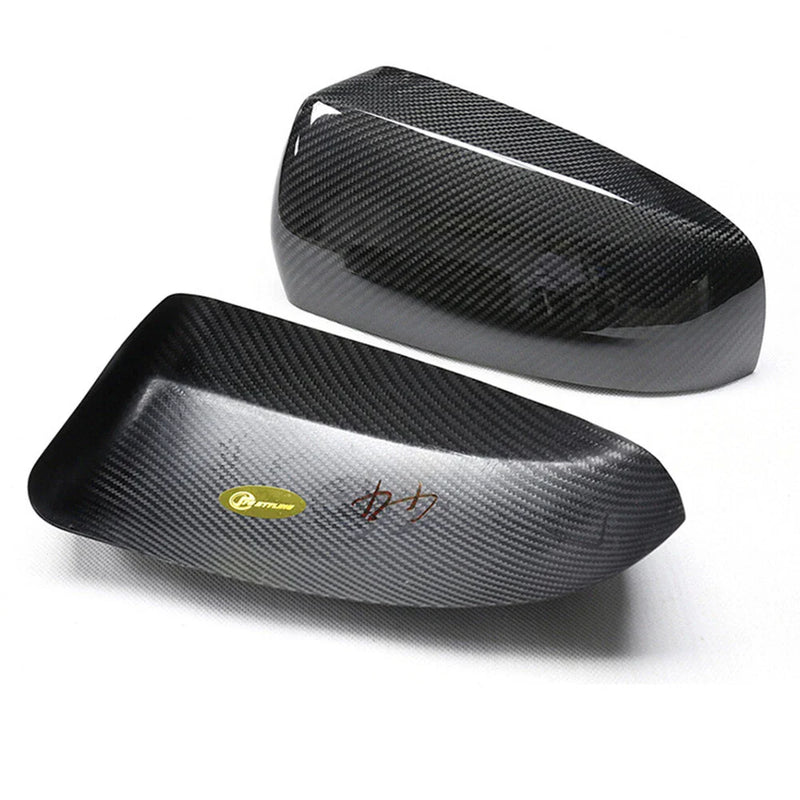 BMW X5 X6 2 x Real Carbon Fiber Rear Side View Mirror Covers (2008-2013)