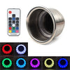 Marine RV Truck Stainless Steel LED RGB Drink Cup Holder