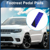 Jeep Grand Cherokee (2022-2025) - Aluminum Alloy Blue Footrest Pedal Cover