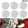 Vehicles 6 x 240mm Polisher Car Buffer Waxer Polishing Pads