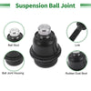 Jeep Compass 4 Pcs Front Suspension Kit Outer Tie Rod Ends Lower Ball Joints