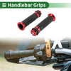 Motorcycle Grips / 7/8 22mm / Hand Grips Cover Aluminum Alloy Red