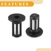 Honda (1992-1995) NBR Rubber Black Fuel Injector Seal O Ring 4 x Sets