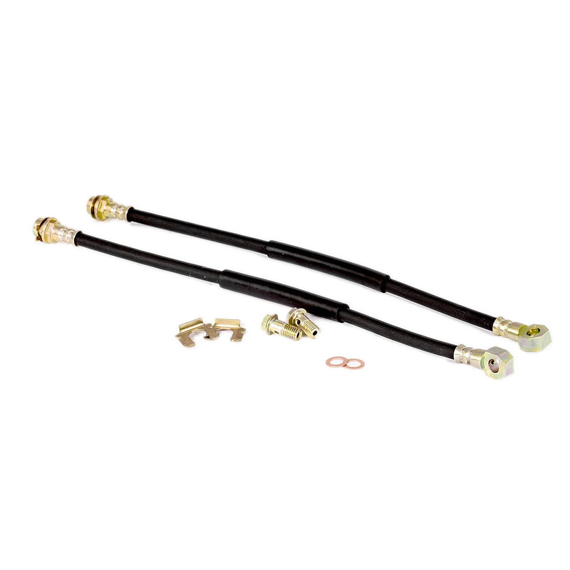 Car Model 10mm Banjo 18" Rubber Brake Lines with Hardware