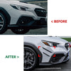 Subaru WRX STI 4 x Gloss Black Front Side Air Vent Trims (2022-2025)