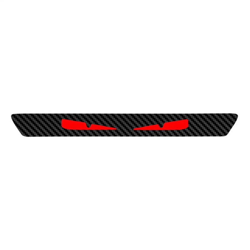 Car 1x 3D Carbon Fiber Look Demon Eye Brake Tail Light Decal