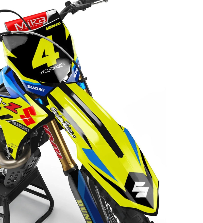 Suzuki RM 85 Throttle Style Custom Graphics Full Kit