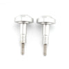 BMW R18 Chrome Aluminum Handlebar Grip Ends (2020-2023)