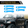 Jeep Gladiator Light Blue Door Tailgate Handle Cover (2020-2021)
