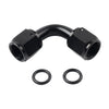6AN - Clean & Tidy Design 90 Degree Swivel Coupler Union Fitting Adapter
