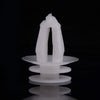 100Pcs White Car Door Panel Trim Push Pin Rivet Clips