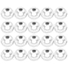 Car / Motorcycle 20pcs M6 Fender Bumper Washer Bolt Engine Fastener