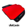 Ferrari 488 Spider (2015-2022) - AutoWin Brand Alcantara Red Floor Mats