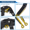 Honda X11 (2000-2001) - Black Gold Tone Adjustable Brake Clutch Levers