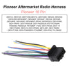 Pioneer Car Radio Wiring 16-Pin Connector Harness