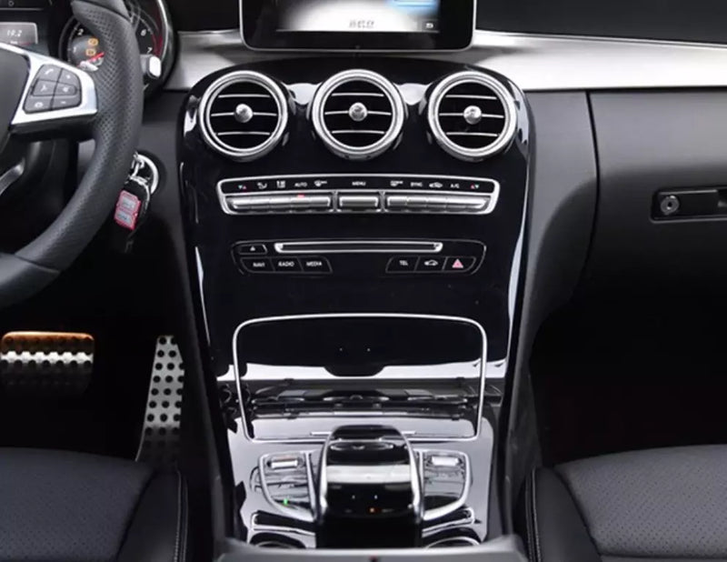 Mercedes-Benz C-Class Sedan W205 Gear Shift Panel Cover Trim (2015-2021)
