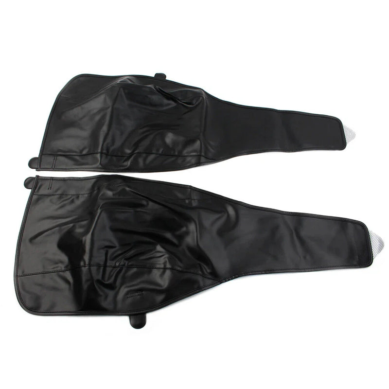 Harley Tri Glide Ultra Classic Black PU Leather Rear Trike Fender Bra (2009-2023)