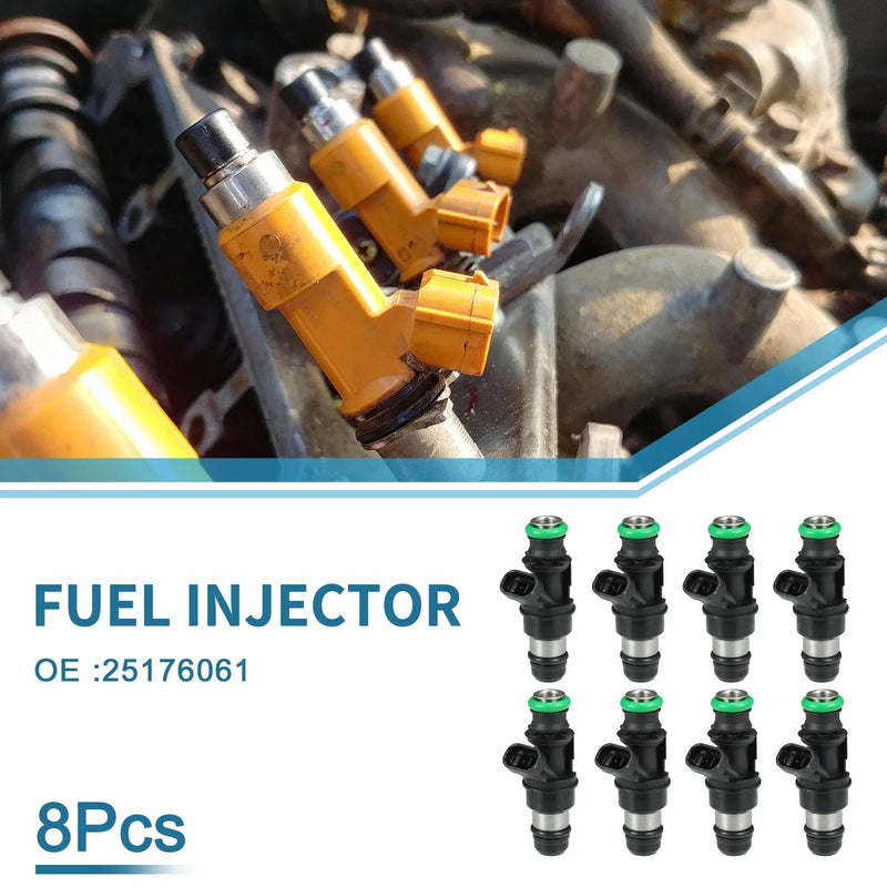 Chevy Silverado 2500 HD 8 x Fuel Injector 8.1L (2001-2006)
